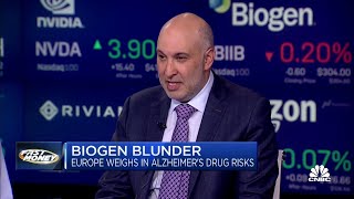 Biogen has been an uninvestable stock for awhile says Mizuhos Jared Holz [upl. by Dreda]