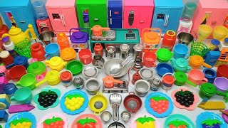 6 Minutes Satisfying with Unboxing Hello Kitty Disney Kitchen Set ASMR Green Frozen Toy Kitchen Set [upl. by Oijile502]