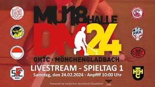 Deutsche HallenhockeyMeisterschaft männliche U18  Tag 1  2422024 [upl. by Ailedo248]