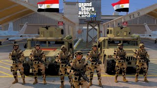 قراند 5  مود الجيش 🇪🇬 💂 هجوم الارهابيين على مبنى حكومي واحتجاز رهائن😱  GTA 5 [upl. by Ahen]