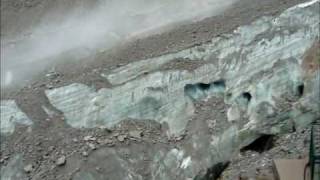 13 July 11 Mer de Glace Debris Flow [upl. by Jefferson]