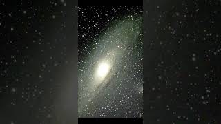 Andromeda Galaxy Through 400mm Lens [upl. by Ahseek]