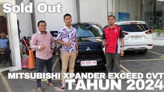 Serah Terima Kendaraan Mitsubishi Xpander Type Exceed CVT Warna Hitam Kepada Bp Frendy Dari Kudus [upl. by Kenward]