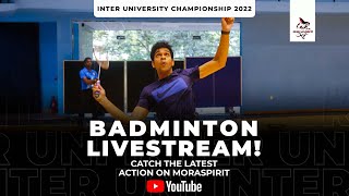 Inter university games  Badminton  Live [upl. by Emmet]