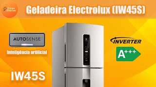 Geladeira Electrolux Inverter 409L Água na Porta AutoSense IW45S  Review completo [upl. by Ingaberg]