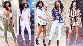 ➣ SPRING OUTFITS 2016  lookbook [upl. by Neila]