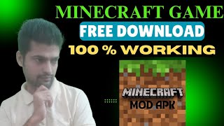 Minecraft Game Ko Free Mein Kaise Khele  100  Working  Minecraft Free Install Play Store [upl. by Aehr]