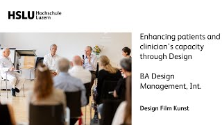 BA Design Management International Enhancing patients and clinician’s capacity through Design [upl. by Weinreb]