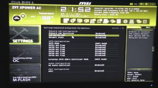 MSI Click Bios 4 Tutorial for Z97 OC Series Motherboards [upl. by Alilahk]