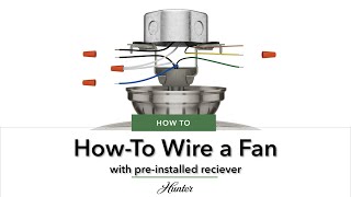 How to Wire a Ceiling Fan [upl. by Dorison]