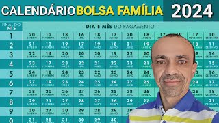 CALENDÁRIO BOLSA FAMÍLIA 2024 JÁ TEM DATAVPRA SER LIBERADA [upl. by Iy]