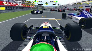 F1 1995  Luca Badoer Onboard  Minardi Ford  Estoril Portugal  F1 Challenge 99 02  HD [upl. by Lehcnom492]