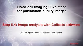 54 Image analysis with Celleste software–Fixed cell imaging 5 steps for publicationquality images [upl. by Ttej937]