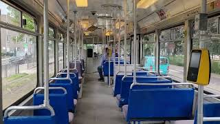 Antwerpen inside BN PCC Antwerpen tram nr 7073 De Lijn route 8 [upl. by Eleonora884]