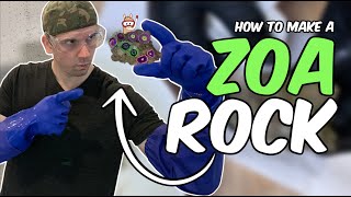 How to Make a Zoanthid Rock for Your Reef Tank Beginner Level [upl. by Kcered]