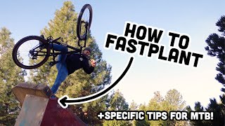 How To Fastplant aka Footplant Your Mountain Bike [upl. by Somerville]