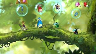 Rayman Origins 1080i HD Walkthrough Part 96  Credits [upl. by Euqinomad]