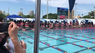 Caeleb Dressel 1904 SCY 50 Freestyle Prelims ISCA 2021 [upl. by Enalb]