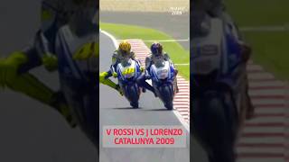 Valentino Rossi Vs Jorge Lorenzo Catalunya 2009 [upl. by Marcellina]