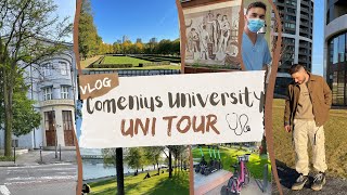 Tour of Comenius University 🎓  Bratislava town 🌆 ︴Leonidas [upl. by Isabella]