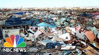 Drone Video Bahamas’ Marsh Harbour Destroyed By Hurricane Dorian  NBC News [upl. by Rex596]