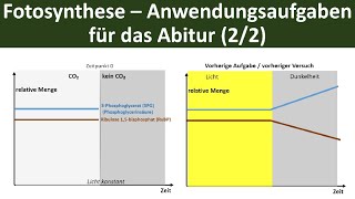 Fotosynthese  Anwendungsaufgaben für Klausuren  das Abitur 22  Biologie Oberstufe [upl. by Eihtur]