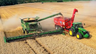 John Deere X9  1450  largest Combine Harvester  in 4K [upl. by Elon]