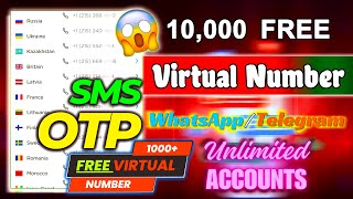 Receive SMS Online For Free  How to Get Unlimited SMS Verification Codes [upl. by Aisats]