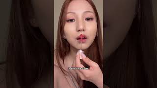 You’re applying your lip tint wrong 3D Lip Tutorial makeup koreanbeautyhack makeuptutorial [upl. by Merkley]