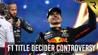 F1s huge Max Verstappen vs Lewis Hamilton Abu Dhabi GP controversy explained [upl. by Warton148]