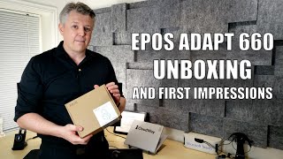 EPOS ADAPT 660 Unboxing and first impressions [upl. by Ahseya985]