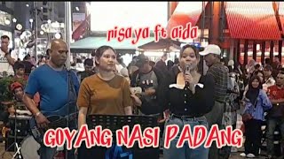 🔥goyang nasi padang🔥 ® nisaya ft aida Ramai gadis Indonesia menari bersama lagu tersebut [upl. by Morrill]