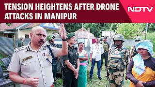 Manipur Violence  DGP Rajiv Singh Visits ViolenceAffected Areas After Drone Attacks In Manipur [upl. by Heiney]