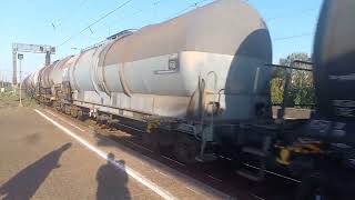 CARGOUNIT BR 193 044 mit einem Kesselzug Durchfährt Bahnhof MagdeburgNeustadt am 20092024 [upl. by Hephzibah]