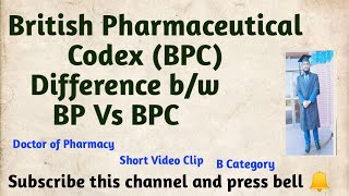 British Pharmaceutical Codex  BPC Official book use in Pharmacy PharmacistTayyebOfficial [upl. by Melmon245]