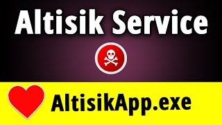 Altisik Service Virus How to Manually Remove Altisik Service [upl. by Lissi]