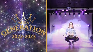 Miss Generation 202223  Wiktoria Tracz Performance 1 [upl. by Luaped]