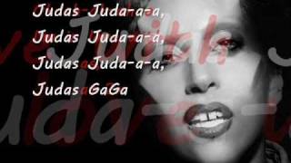 Lady GaGa  Judas lyrics on screen [upl. by Ayam]