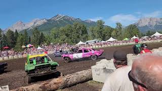 Fernie lions club demolition derby heat 3 [upl. by Pembrook]