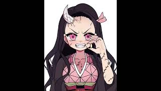 nezuko mad nezuko demonslayer trend by chipscooked [upl. by Casimire]