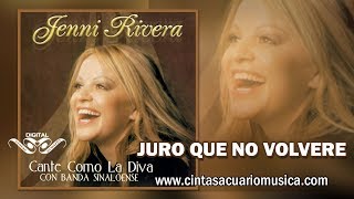 Karaoke  Jenni Rivera  Juro Que Nunca Volvere  Cante Como La Diva de la Banda [upl. by Odranoel]