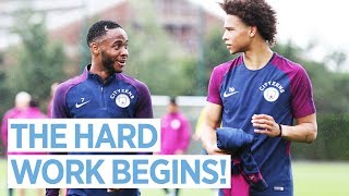 HIGH INTENSITY INTERVAL TRAINING  Man City Pre Season Training Day 2 [upl. by Ingles]