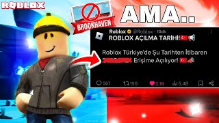 ROBLOX AÇILMA TARİHİ VERİLDİ BROOKHAVEN YASAKLANIYORSON DAKİKA [upl. by Saleem890]