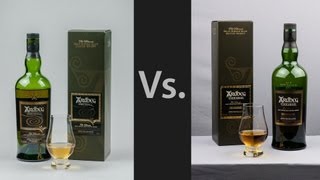 Whisky Video 16 Ardbeg Uigeadail Vs Ardbeg Corryvreckan [upl. by Ayarahs]