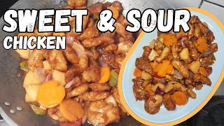 Sweet and Sour Chicken Recipe  Simple Recipe  Malyns Craves [upl. by Iur]