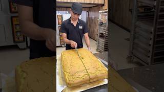 Giant Pandan Cake Cutting [upl. by Bonnes701]