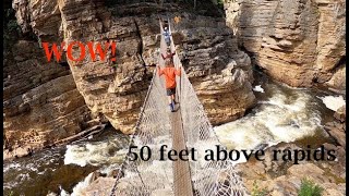 Before you go to AUSABLE CHASM watch this Guided Tour video Are you afraid of Heights GoPro Hero 8 [upl. by Joceline]