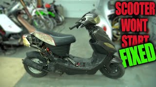 THIS will FIX your 50cc Scooter That WONT START 3 Easy Steps to Diagnose [upl. by Enyrat]