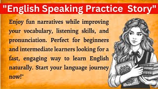 English Speaking Practice StoryLearn English Through Story Level1 How to Improve accent [upl. by Dronel]