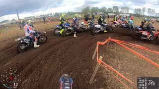 Motorcross MCLB Aalter 20240428 Nieuwelingen B reeks 1 [upl. by Adnoryt]